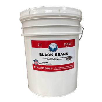 Black Beans 24 lb Bucket